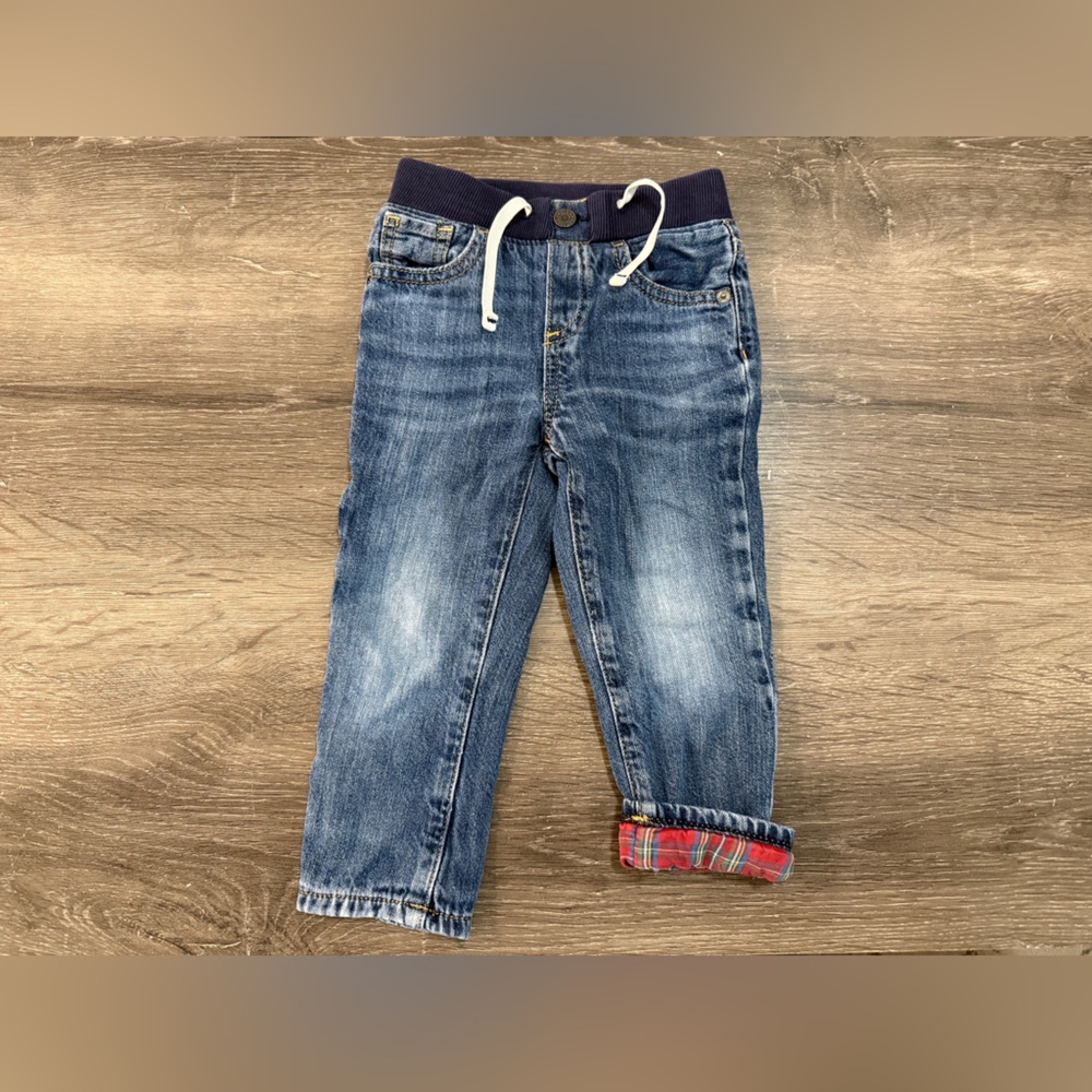 Baby Gap VGUC lined blue jeans 18-24M
